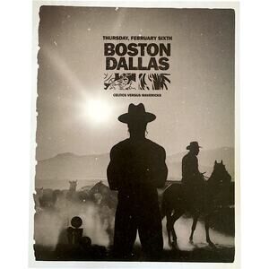 Boston Celtics v Dallas Mavericks 2/6/25 Roster Lineup Poster